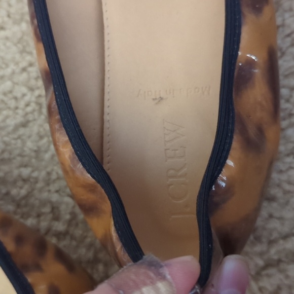 J Crew Lula Cheetah Made In Italy Ballet Flat Size 8.5 - Picture 10 of 10